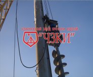 Установка копровых мачт